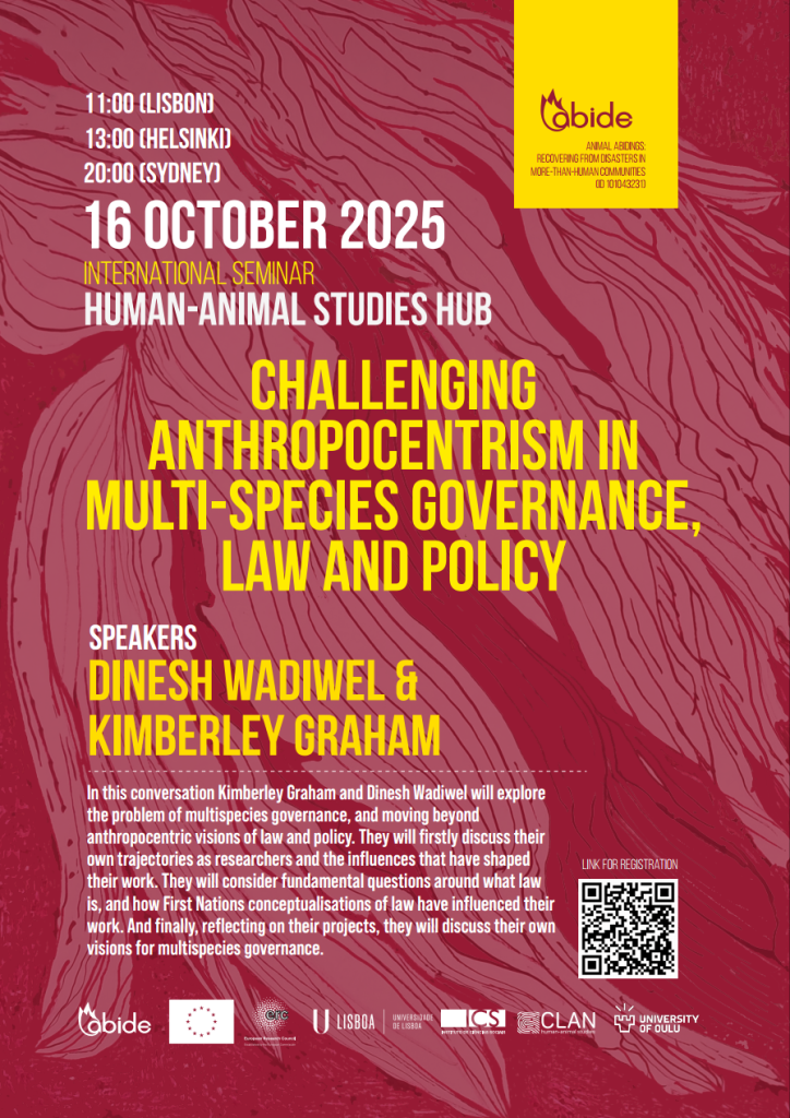 Poster Human Animal Studies International Seminar